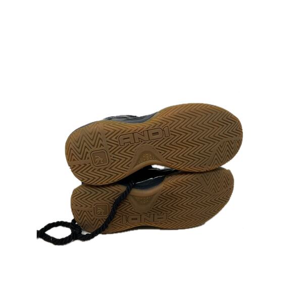 AND1 Backcut Black Basketball High-Top Sneaker Mens 9 - Picture 4 of 7